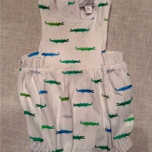 The Proper Peony Alex Boy Open Side Bubble - Alligator